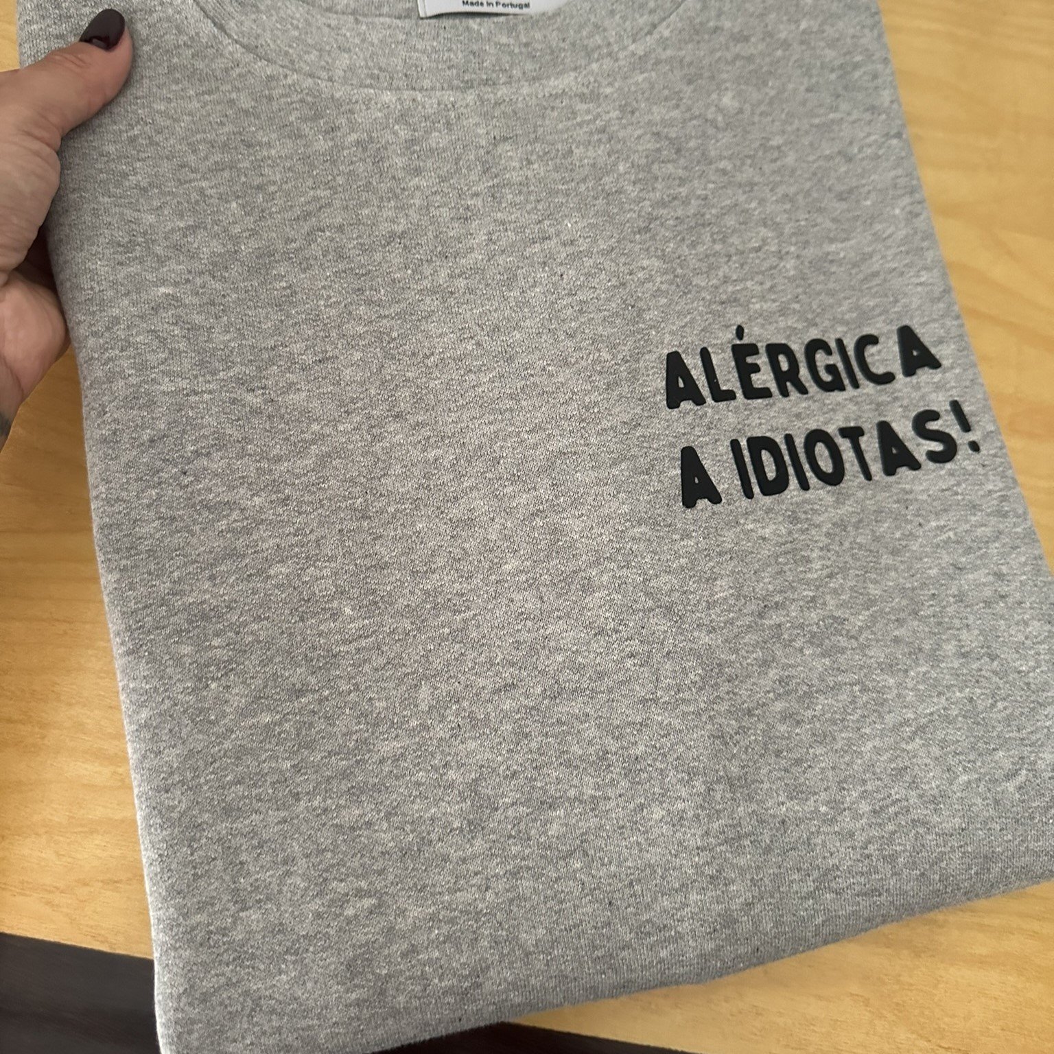 presentes-personalizados-camisolas-personalizadas-humor-alergica-a-idiotas-pipoca-da-ritinha